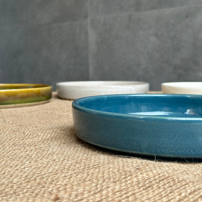 Teal Pasta Plate