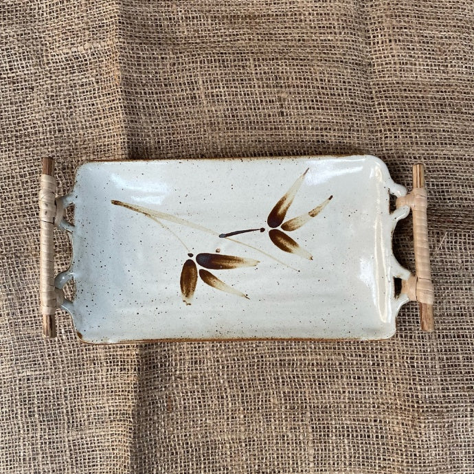 Boho Chic Tray White