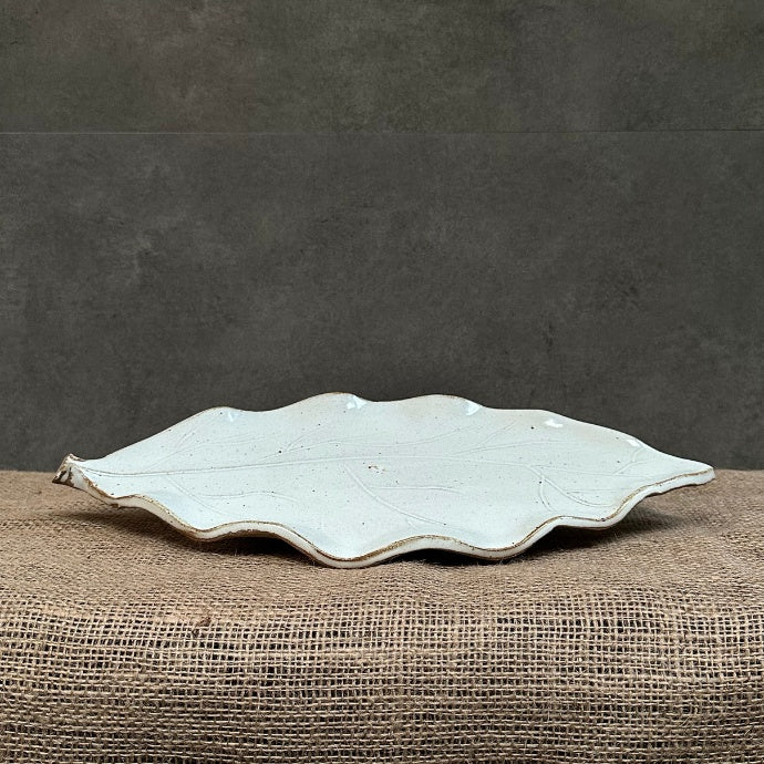 White Leaf Platter