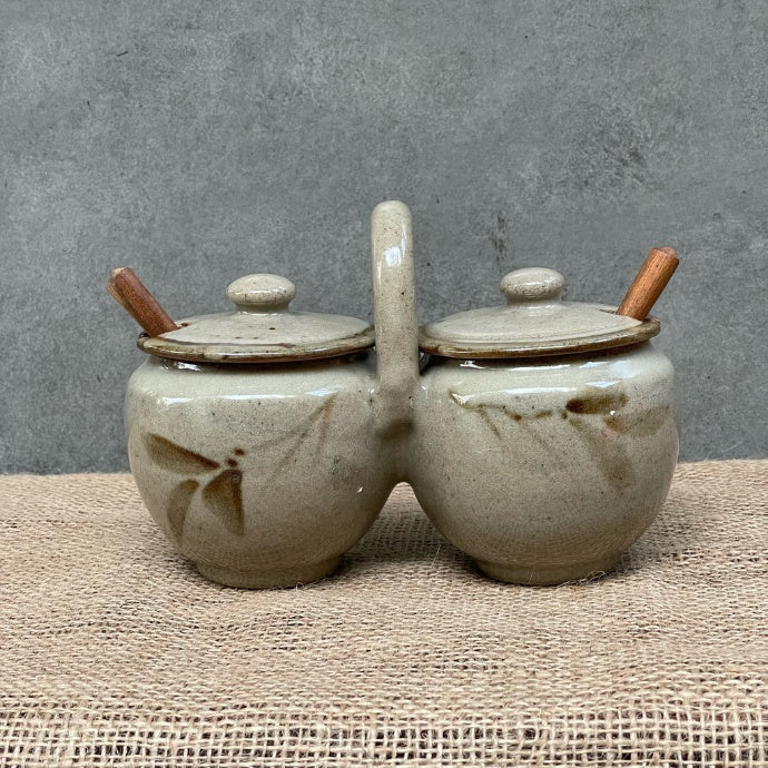 Twin Pickle Pot -Cedar