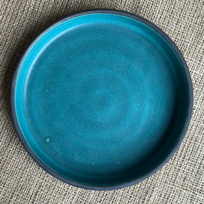 Midnight Teal Pasta Plate
