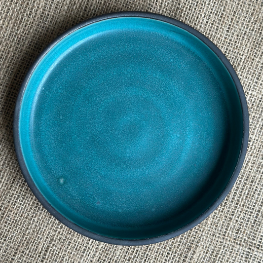 Midnight Teal Pasta Plate