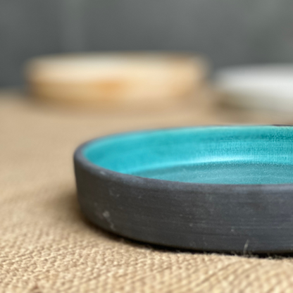 Midnight Teal Pasta Plate