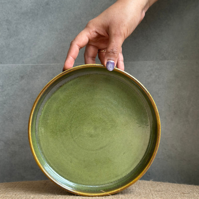 Sage Green Pasta Plate
