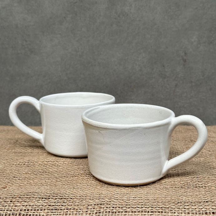 Hot Chocolate Mug - Cotton White