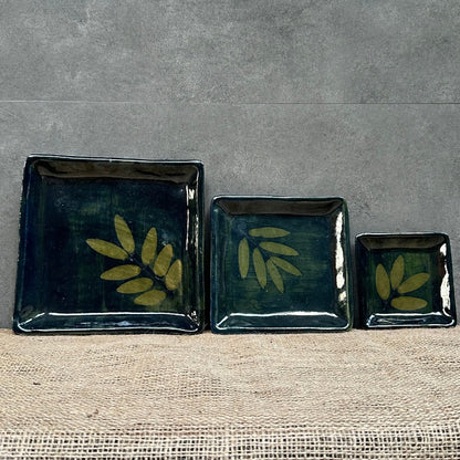 The Fern Square Plate Set