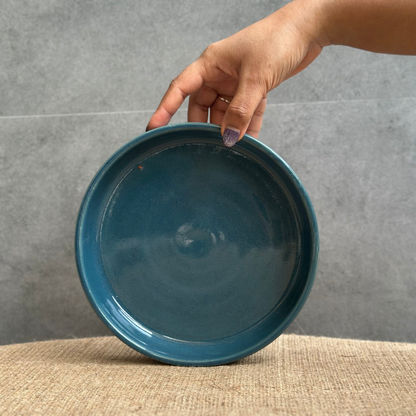 Teal Pasta Plate