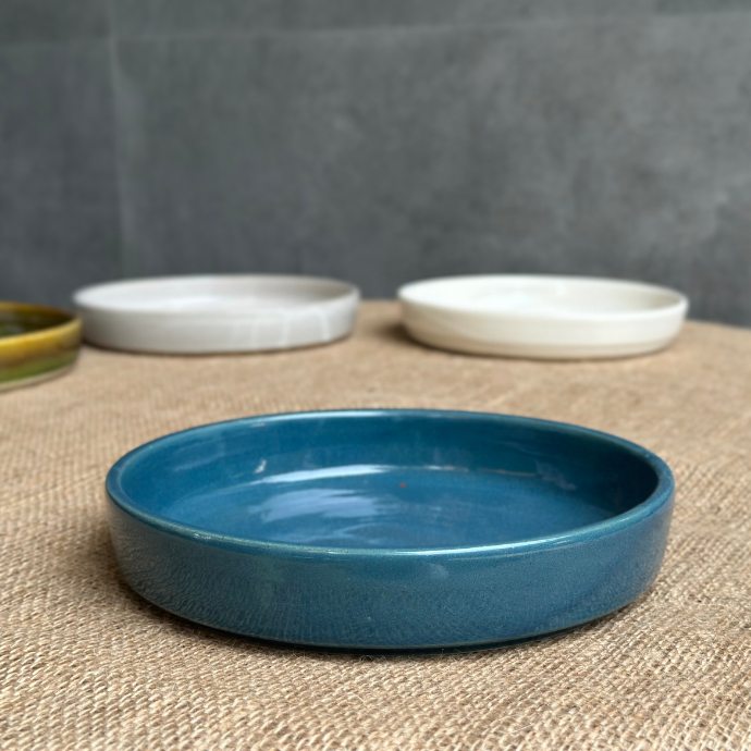 Teal Pasta Plate