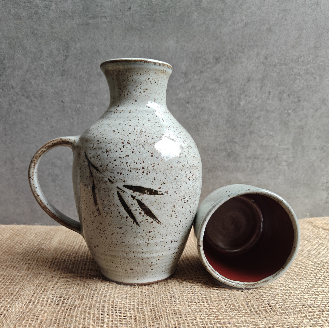 Bedside Carafe Set - Speckled Leaf