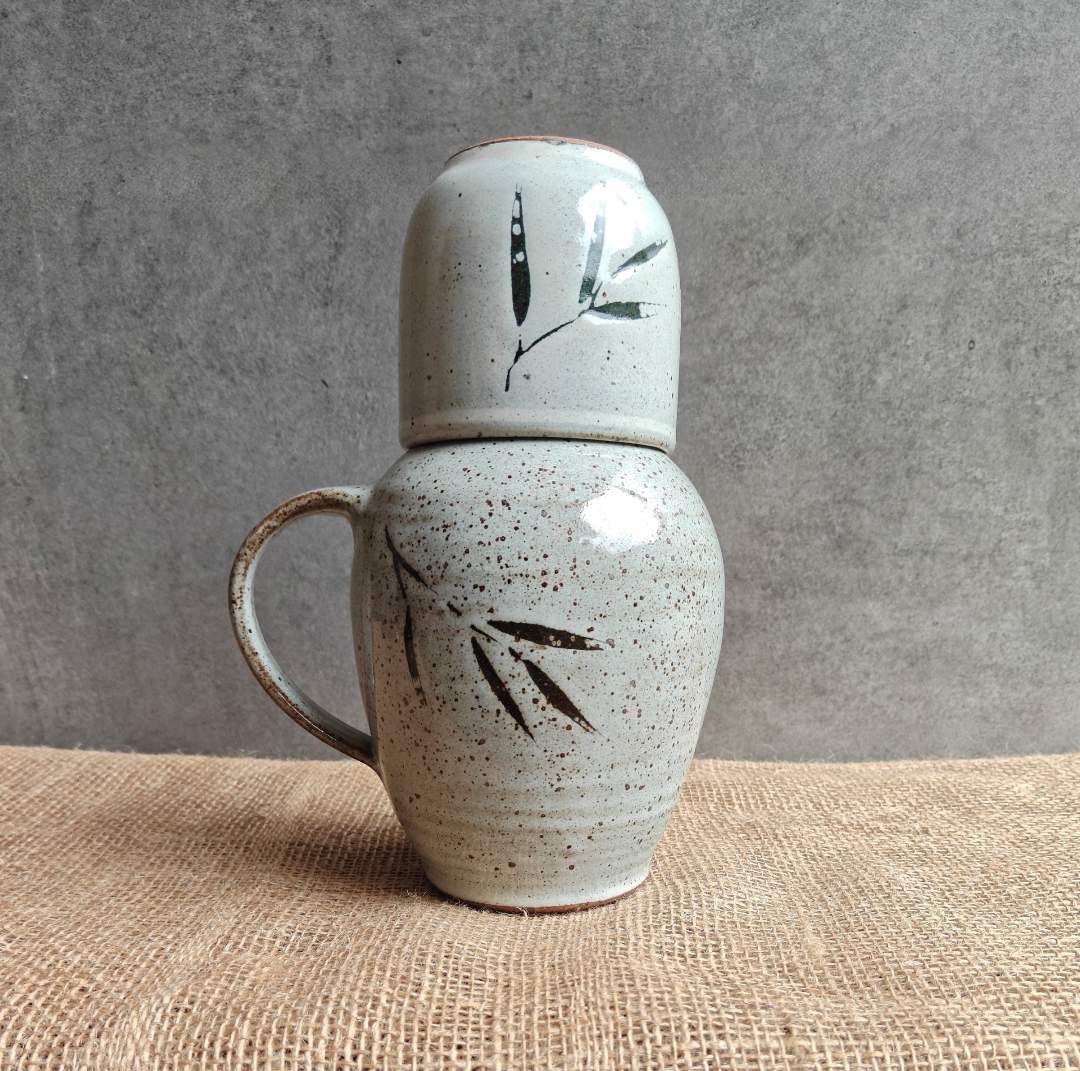 Bedside Carafe Set - Speckled Leaf
