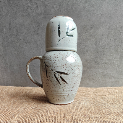 Bedside Carafe Set - Speckled Leaf
