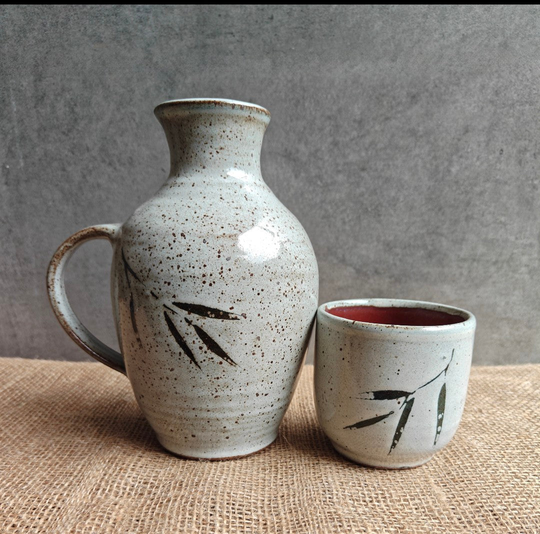 Bedside Carafe Set - Speckled Leaf