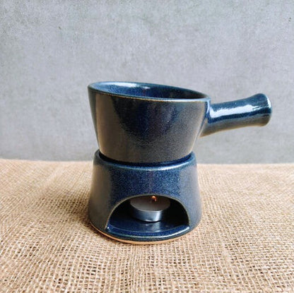 Artisinal Fondue & Sauce Warmer Set - Midnight Navy